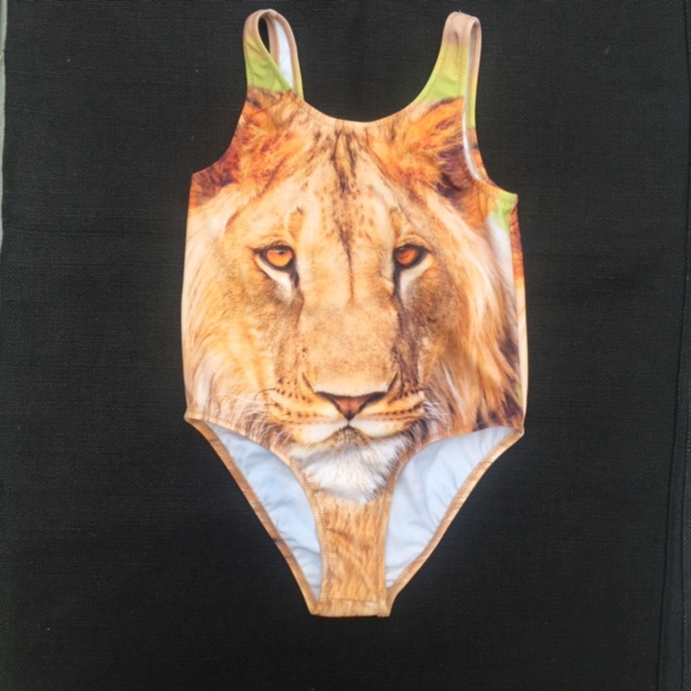Popupshop Tiger print swim suit